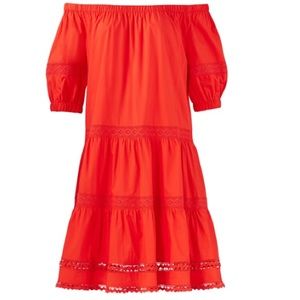 Kate Spade “Cherry off the shoulder” dress XXL